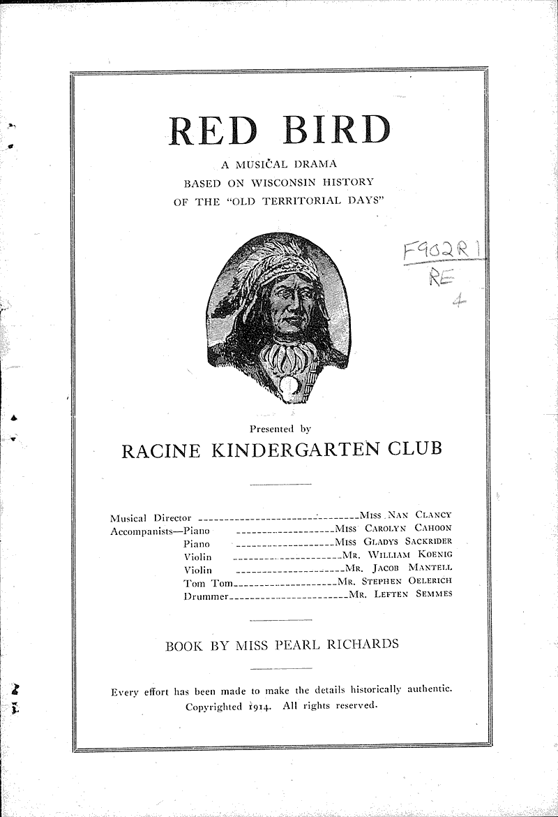  Source: Racine Journal-News Topics: Art and Music Date: 1921-04-16