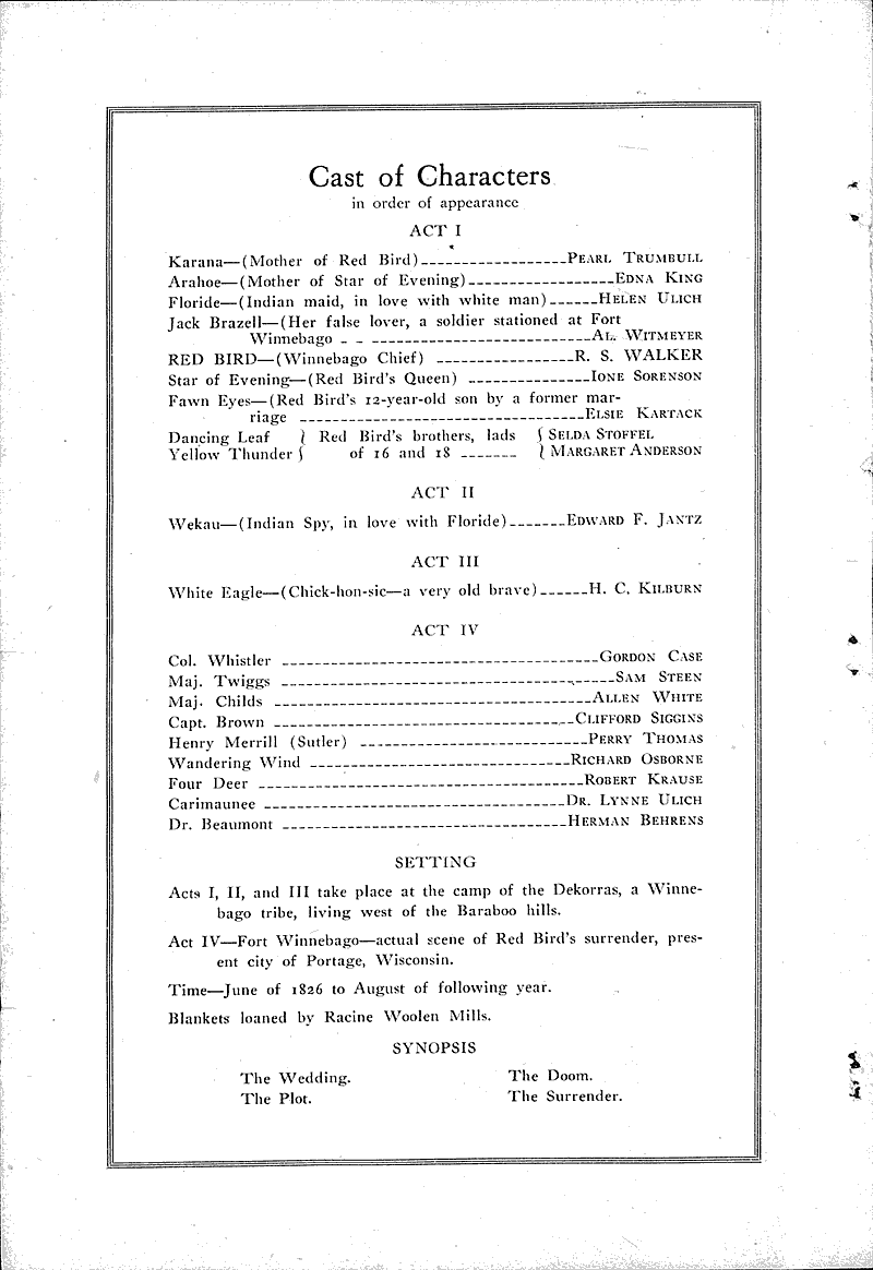  Source: Racine Journal-News Topics: Art and Music Date: 1921-04-16