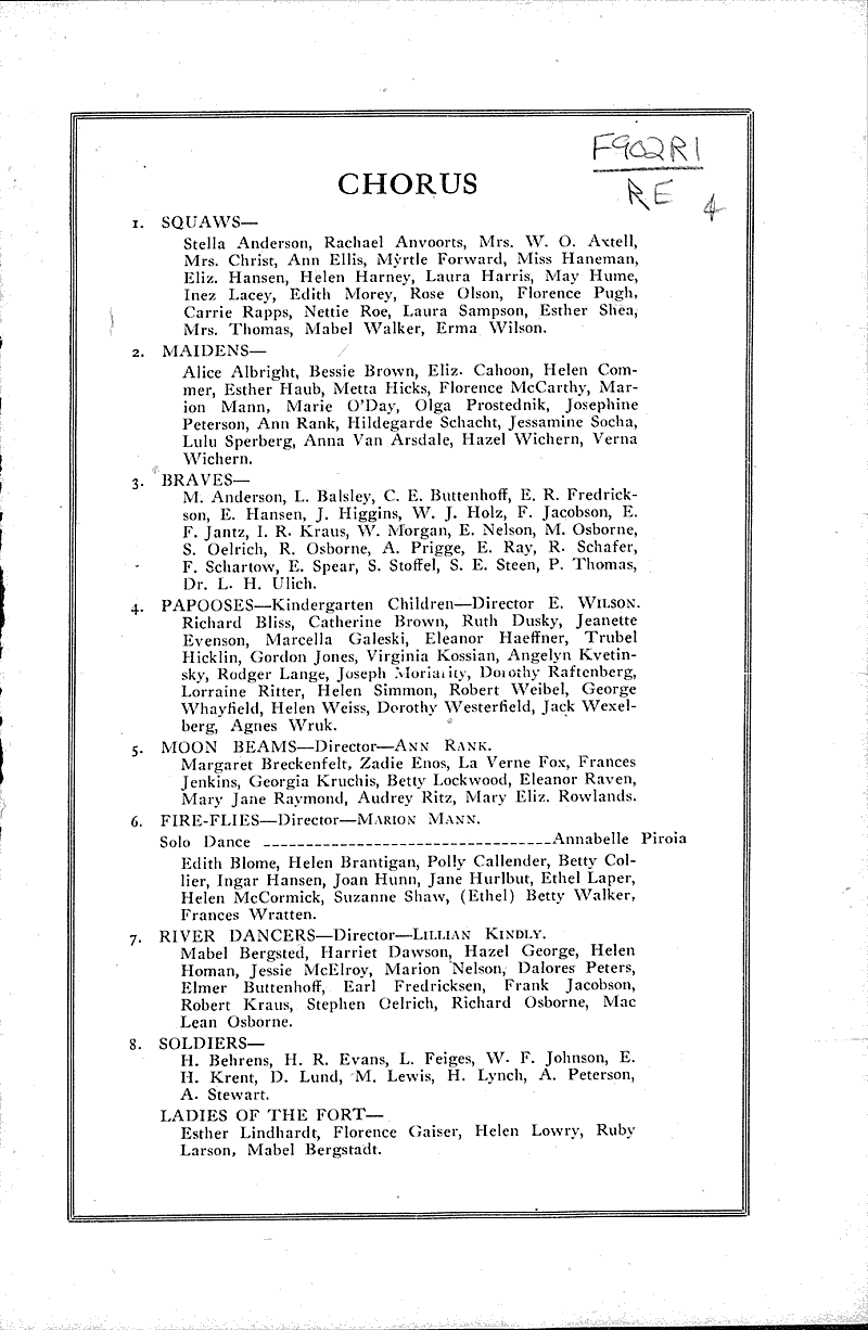  Source: Racine Journal-News Topics: Art and Music Date: 1921-04-16