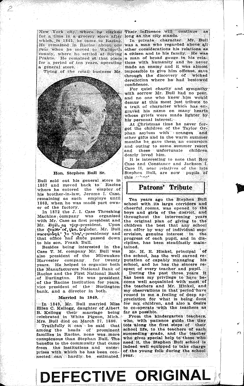  Source: Racine Journal-News Topics: Education Date: 1925-03-05