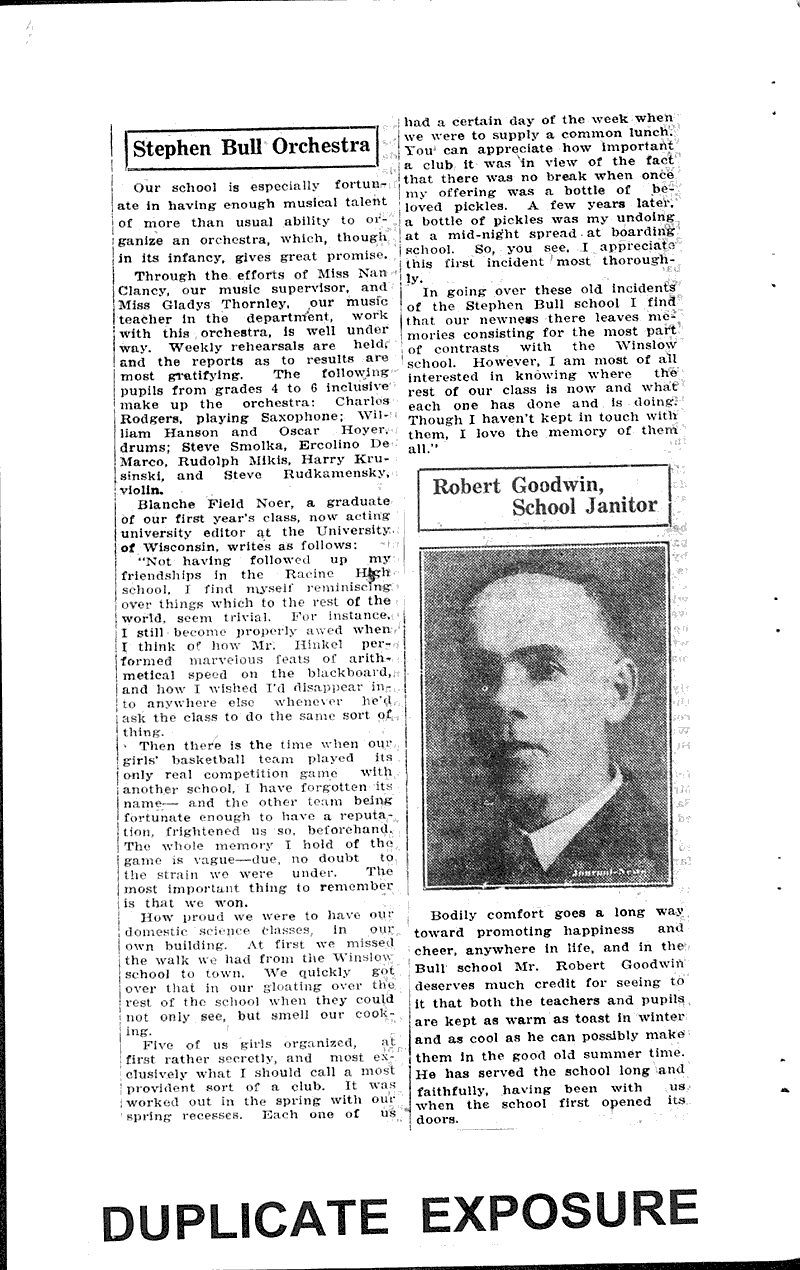  Source: Racine Journal-News Topics: Education Date: 1925-03-05