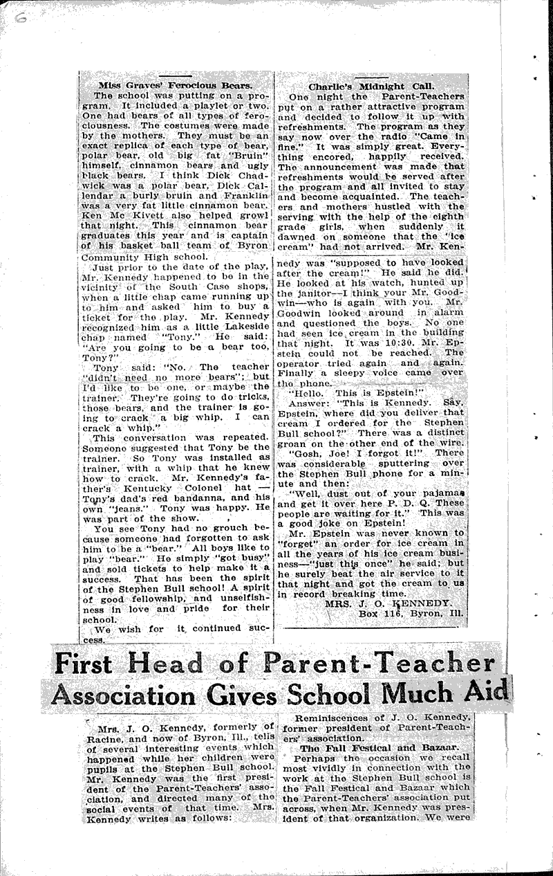  Source: Racine Journal-News Topics: Education Date: 1925-03-05