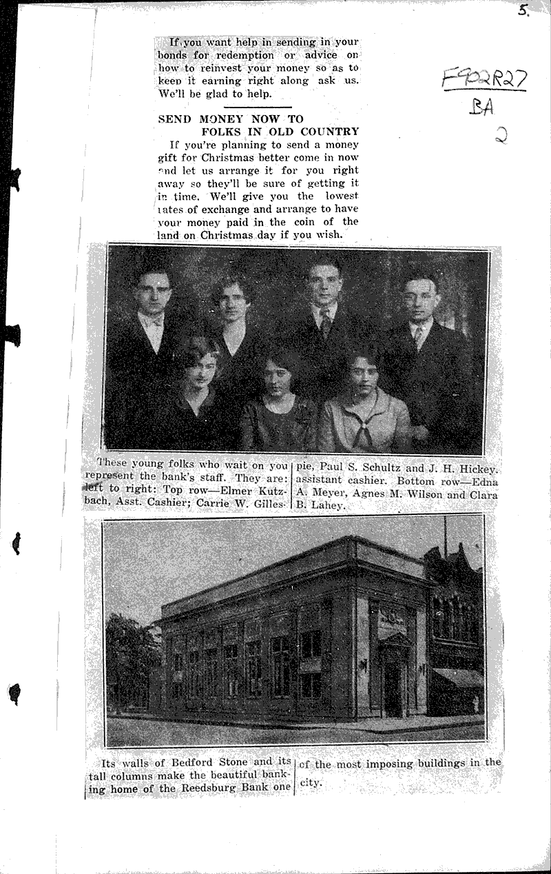 Source: Reedsburg Free Press Topics: Industry Date: 1927-11-24