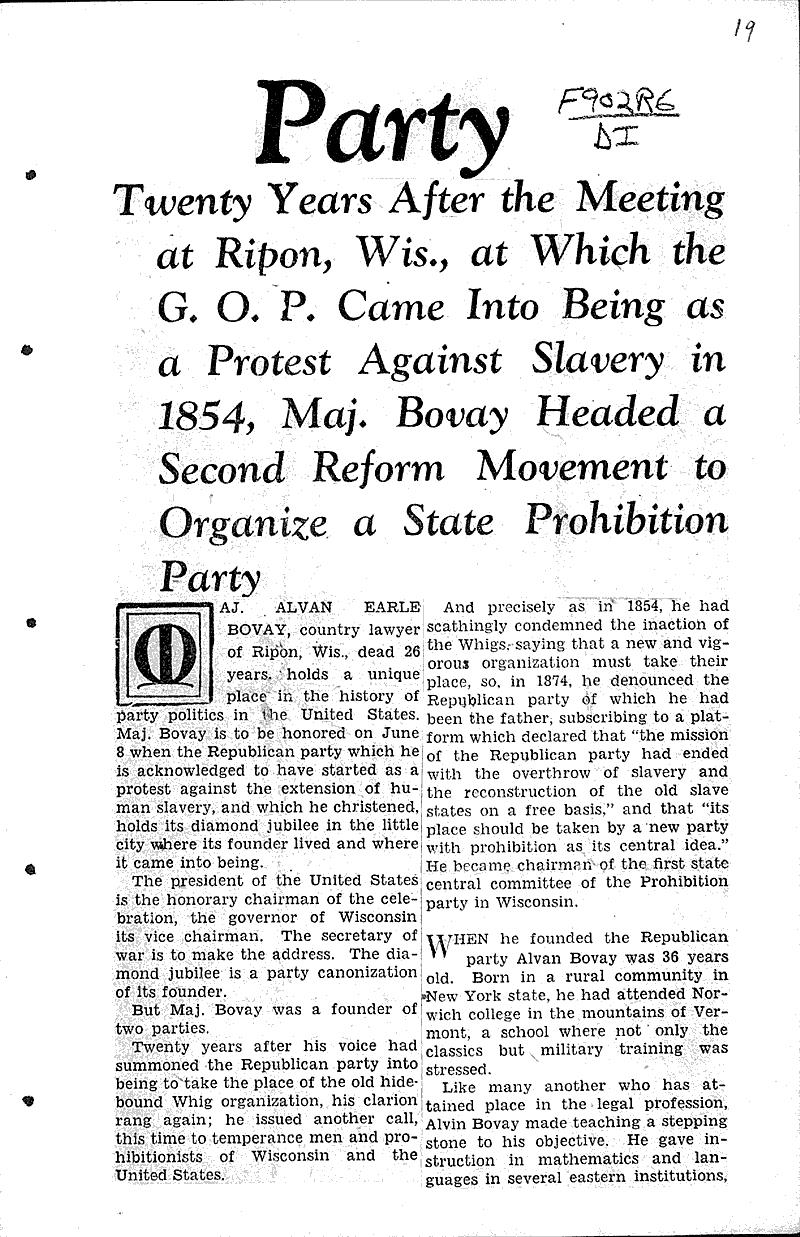  Source: Milwaukee Journal Topics: Government and Politics Date: 1929-06-02