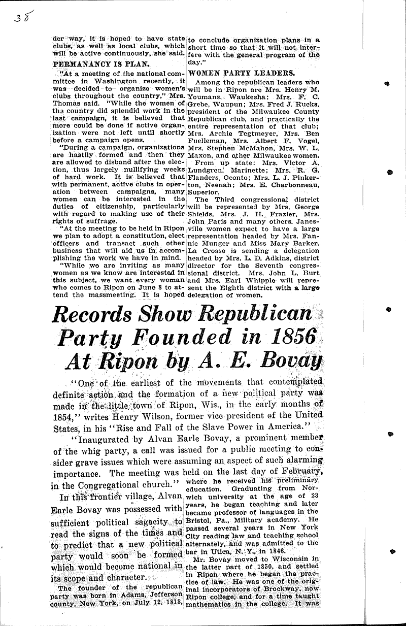  Source: Milwaukee Sentinel Topics: Government and Politics Date: 1929-06-06