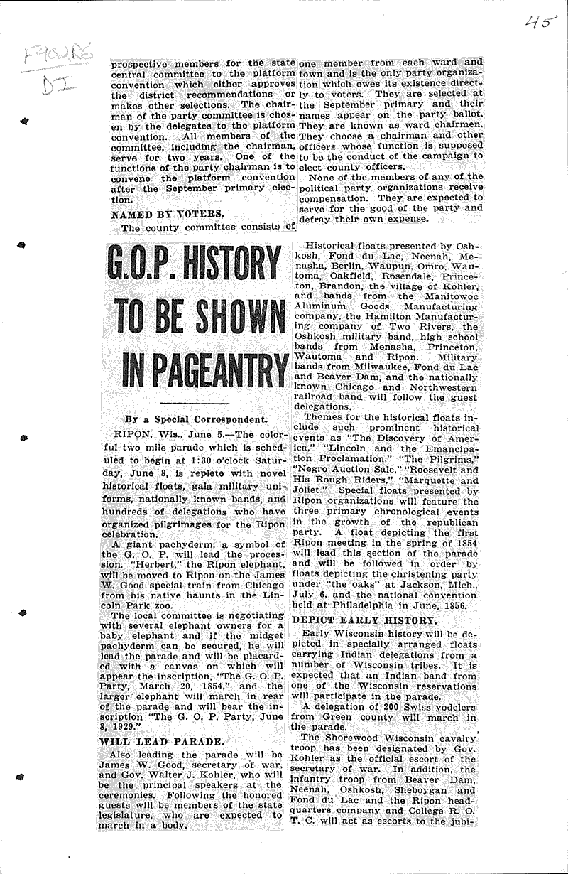  Source: Milwaukee Sentinel Topics: Government and Politics Date: 1929-06-06