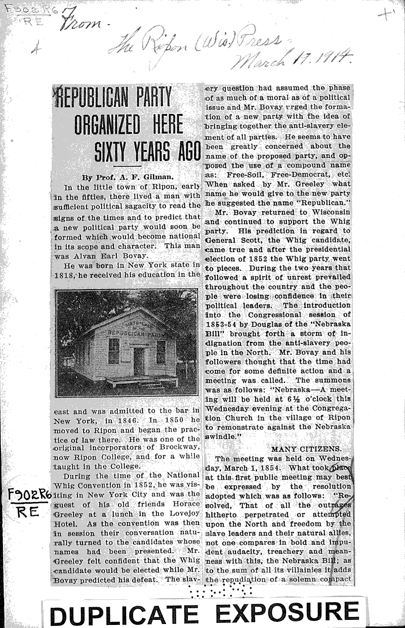  Source: Ripon Press Topics: Government and Politics Date: 1914-03-19