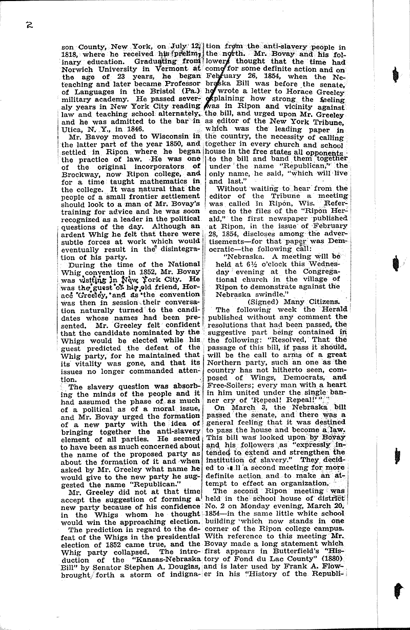  Source: Wausau Daily Record-Herald Topics: Government and Politics Date: 1932-10-08