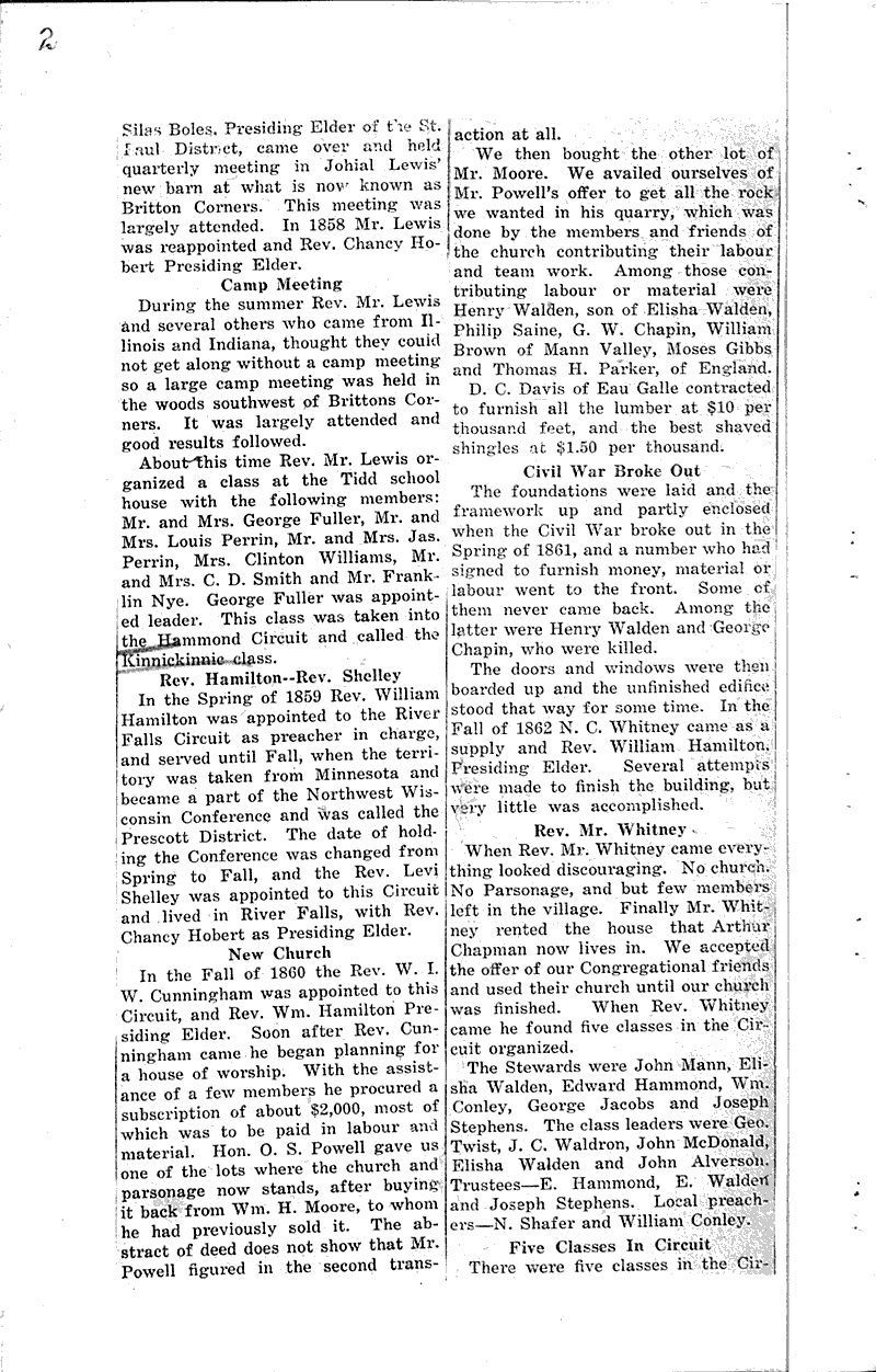  Source: River Falls Journal Topics: Church History Date: 1919-12-04