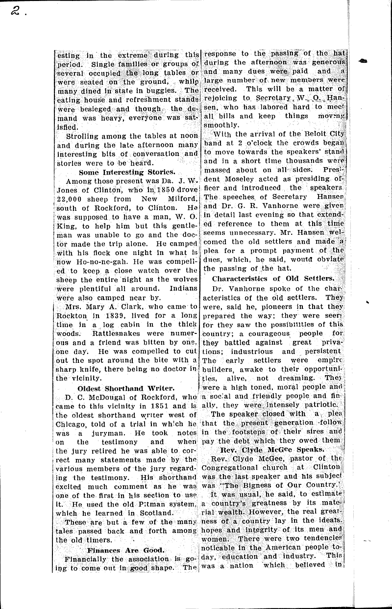  Source: Beloit News Topics: Social and Political Movements Date: 1909-08-27