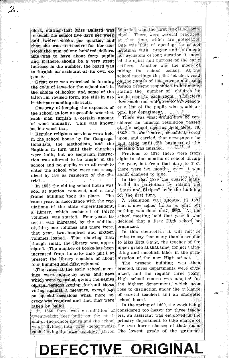  Source: Fond du Lac News Topics: Education Date: 1905-10-27