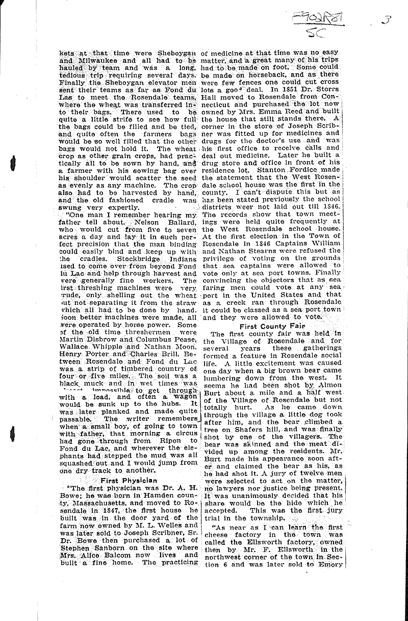 Club members hear history of Rosendale Newspaper Article/Clipping