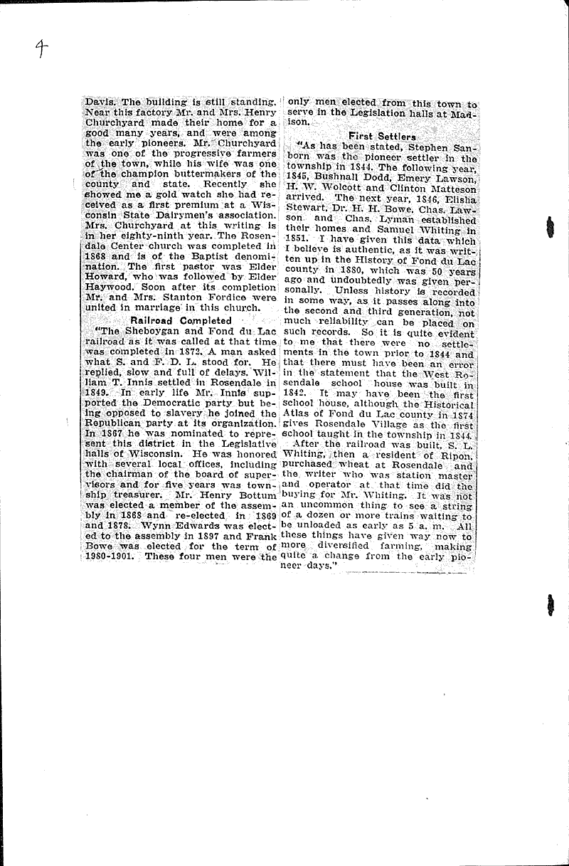 Club members hear history of Rosendale Newspaper Article/Clipping