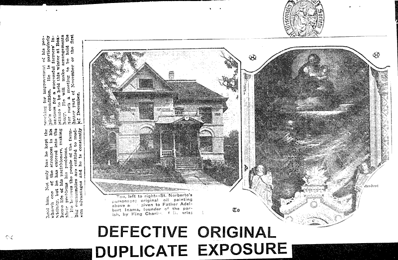  Source: Wisconsin State Journal Topics: Church History Date: 1922-08-13