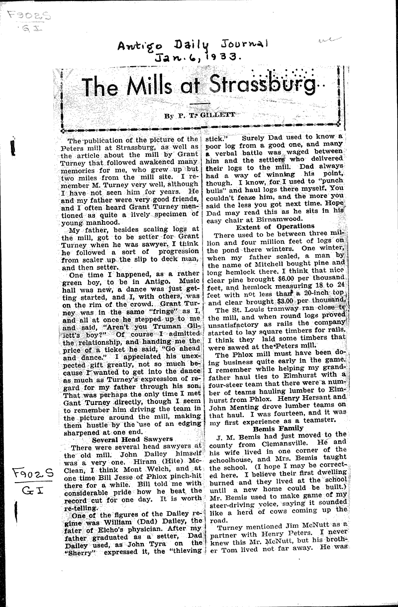  Source: Antigo Journal Date: 1933-01-06