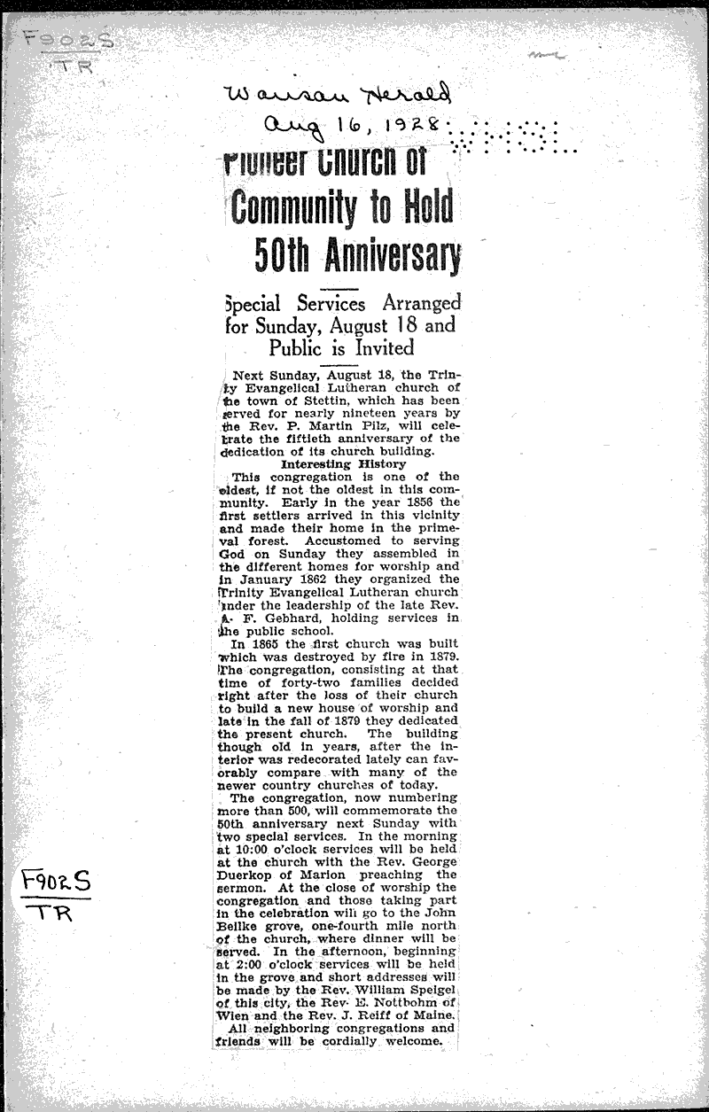  Topics: Church History Date: 1928-08-16