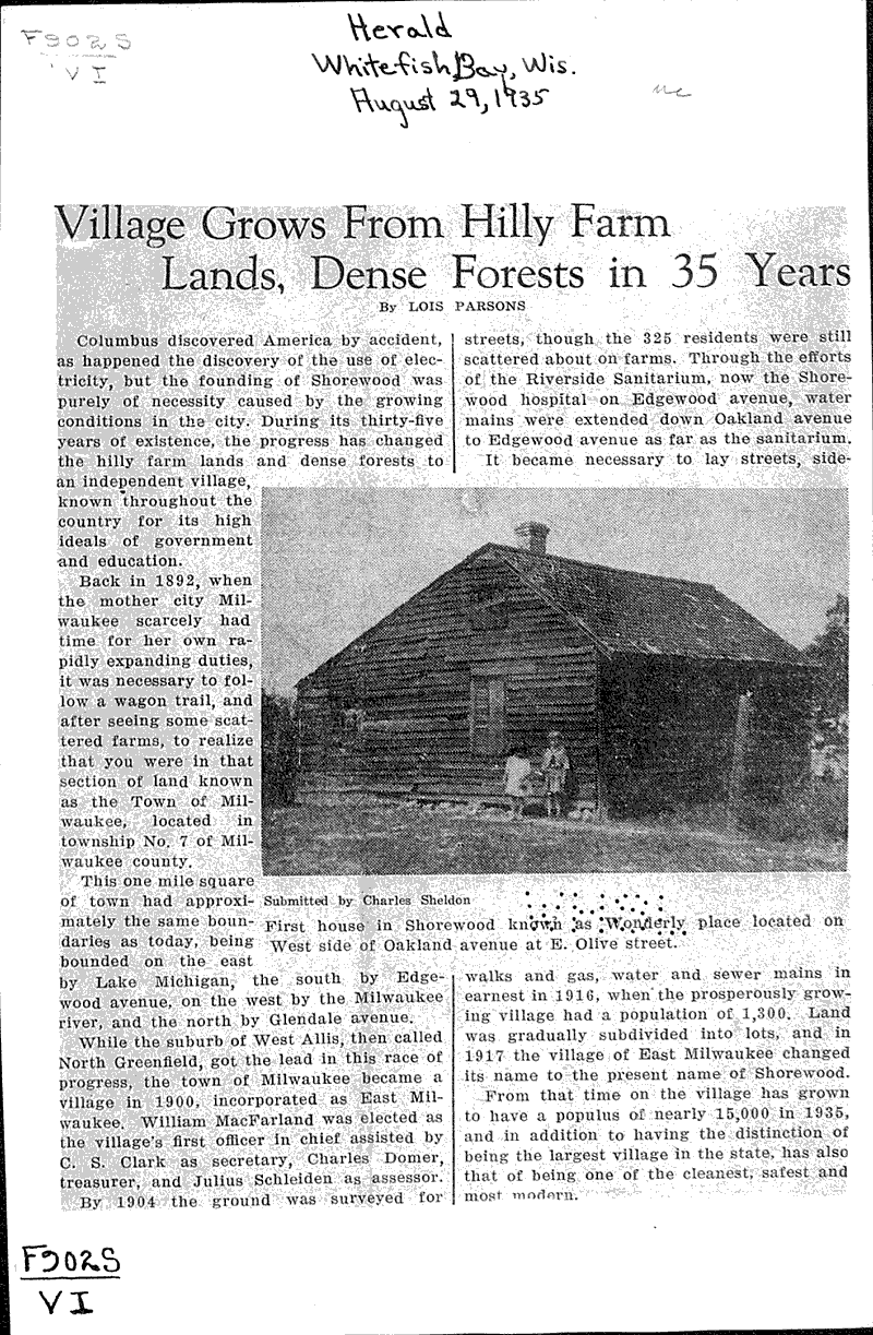  Source: Whitefish Bay Herald Date: 1935-08-29