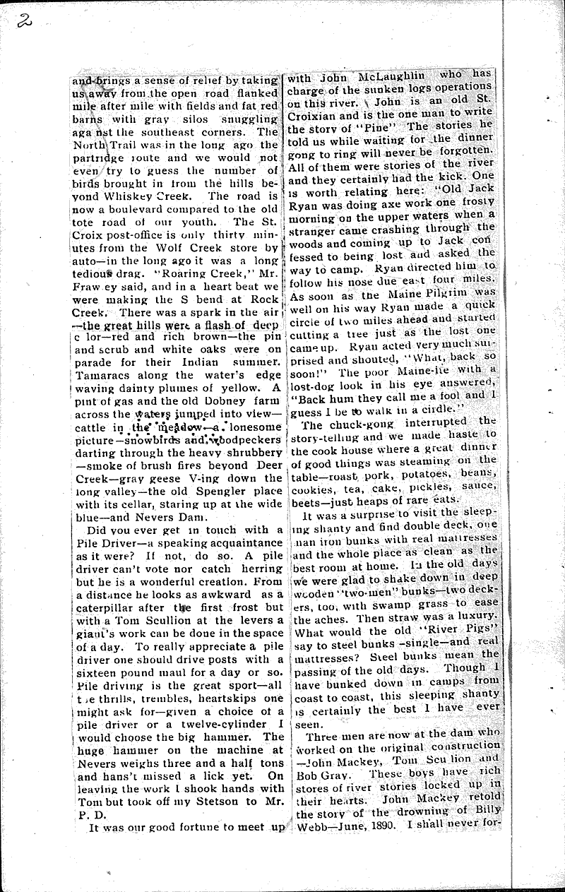  Source: Balsam Lake Ledger Topics: Industry Date: 1916-11-23