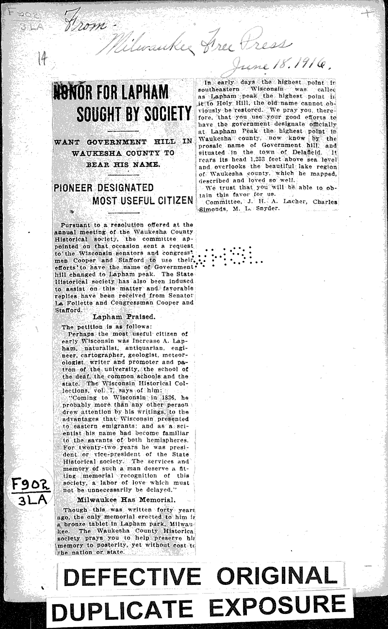 Source: Milwaukee Free Press Date: 1916-06-18