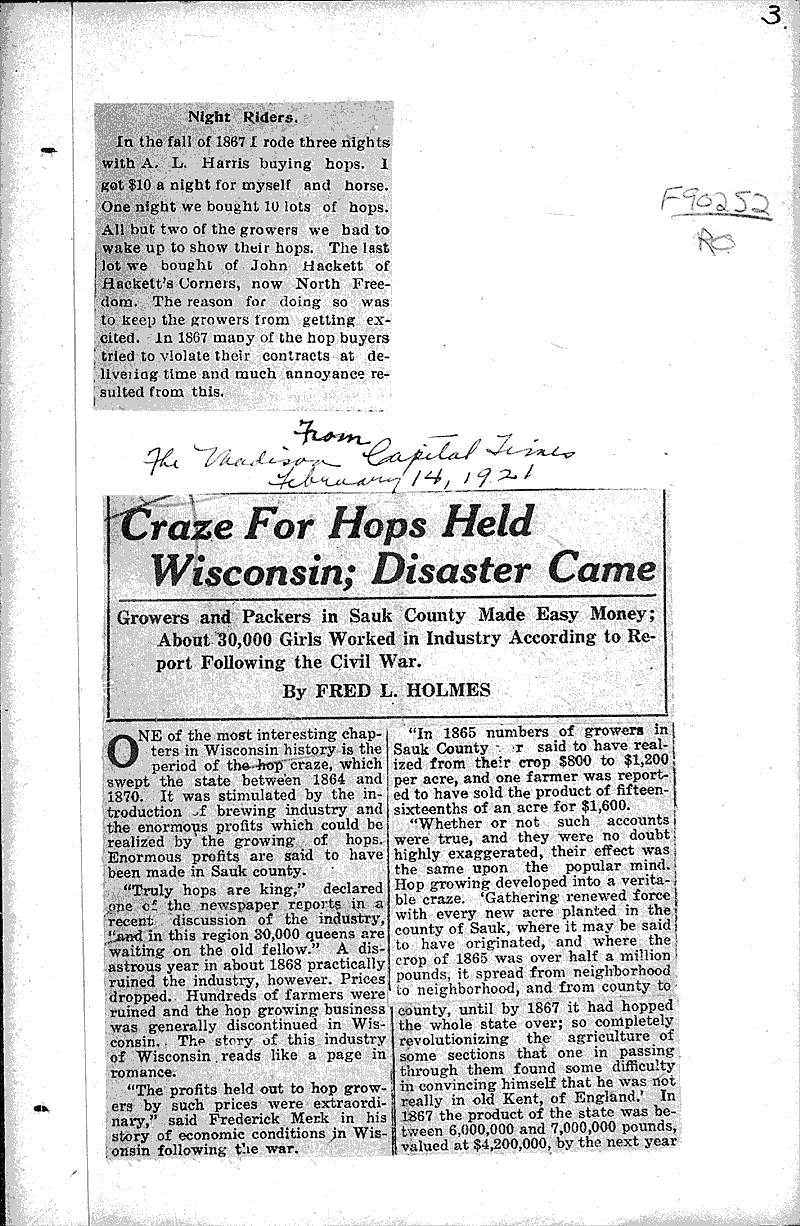  Source: Baraboo News Topics: Industry Date: 1911-10-26