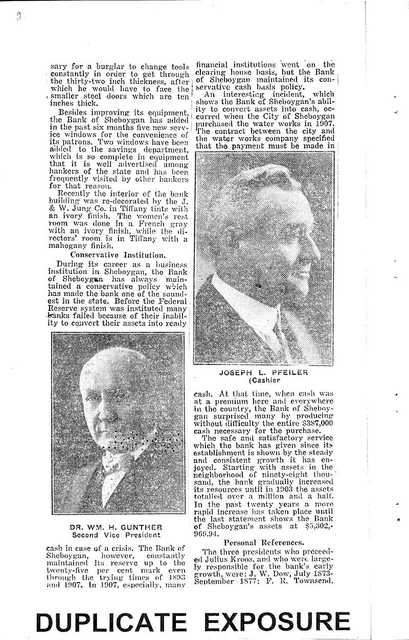  Source: Sheboygan Telegram Topics: Industry Date: 1923-06-27