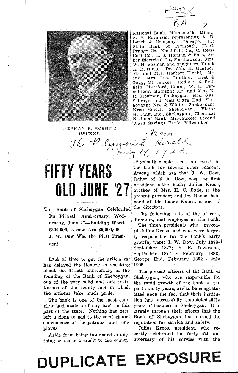  Source: Sheboygan Telegram Topics: Industry Date: 1923-06-27