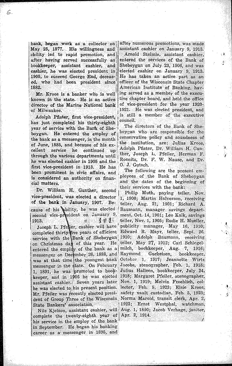 Source: Sheboygan Telegram Topics: Industry Date: 1923-06-27