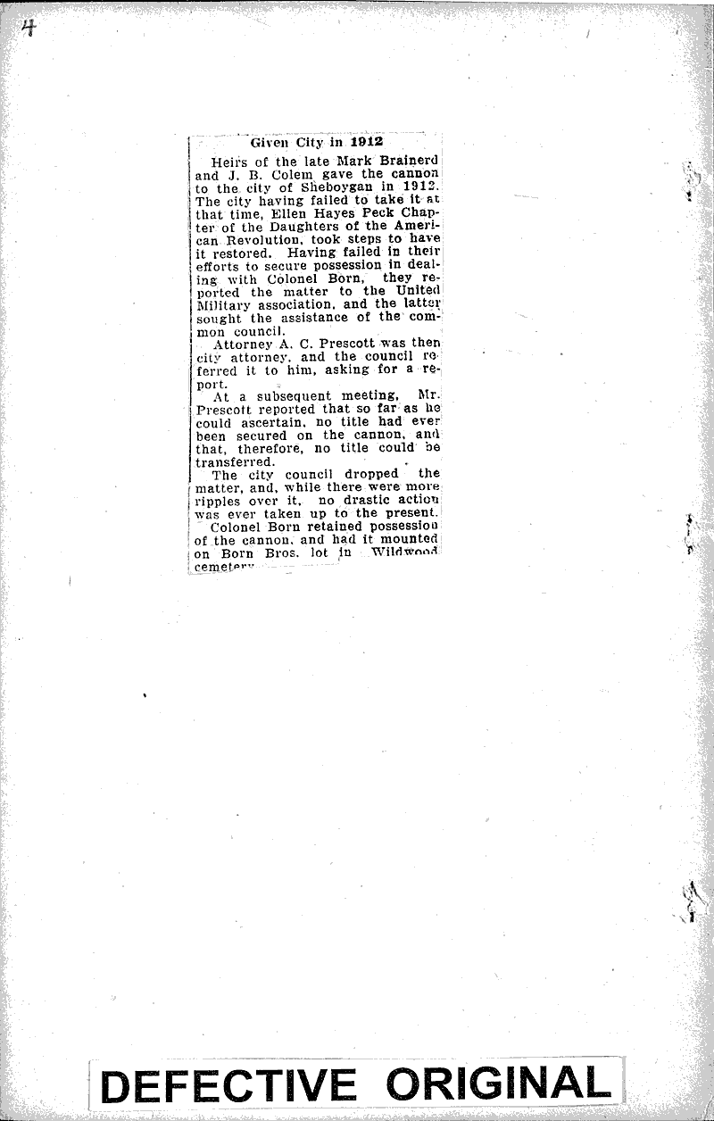  Source: Sheboygan Telegram Topics: Wars Date: 1922-12-07