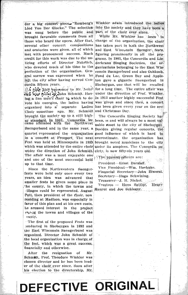  Source: Sheboygan Daily Press Topics: Art and Music Date: 1931-02-09