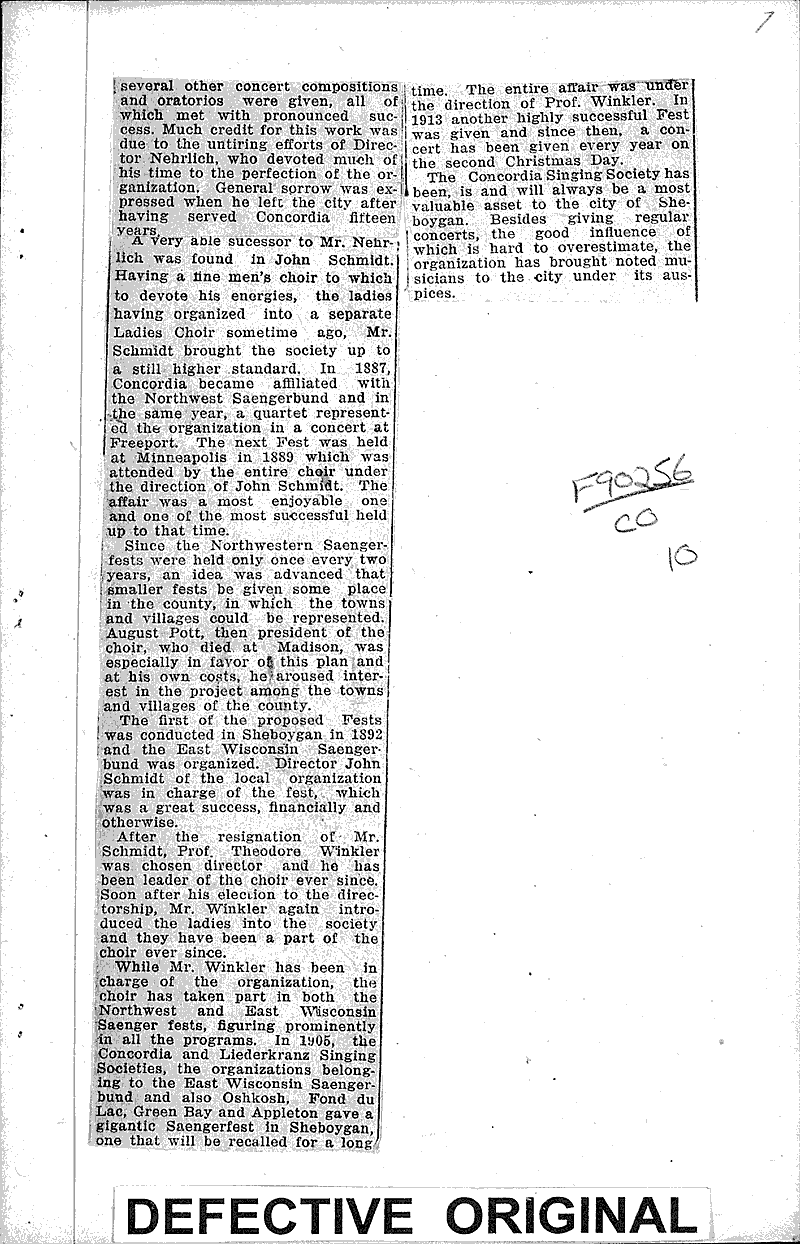  Source: Sheboygan Press Topics: Art and Music Date: 1919-02-10