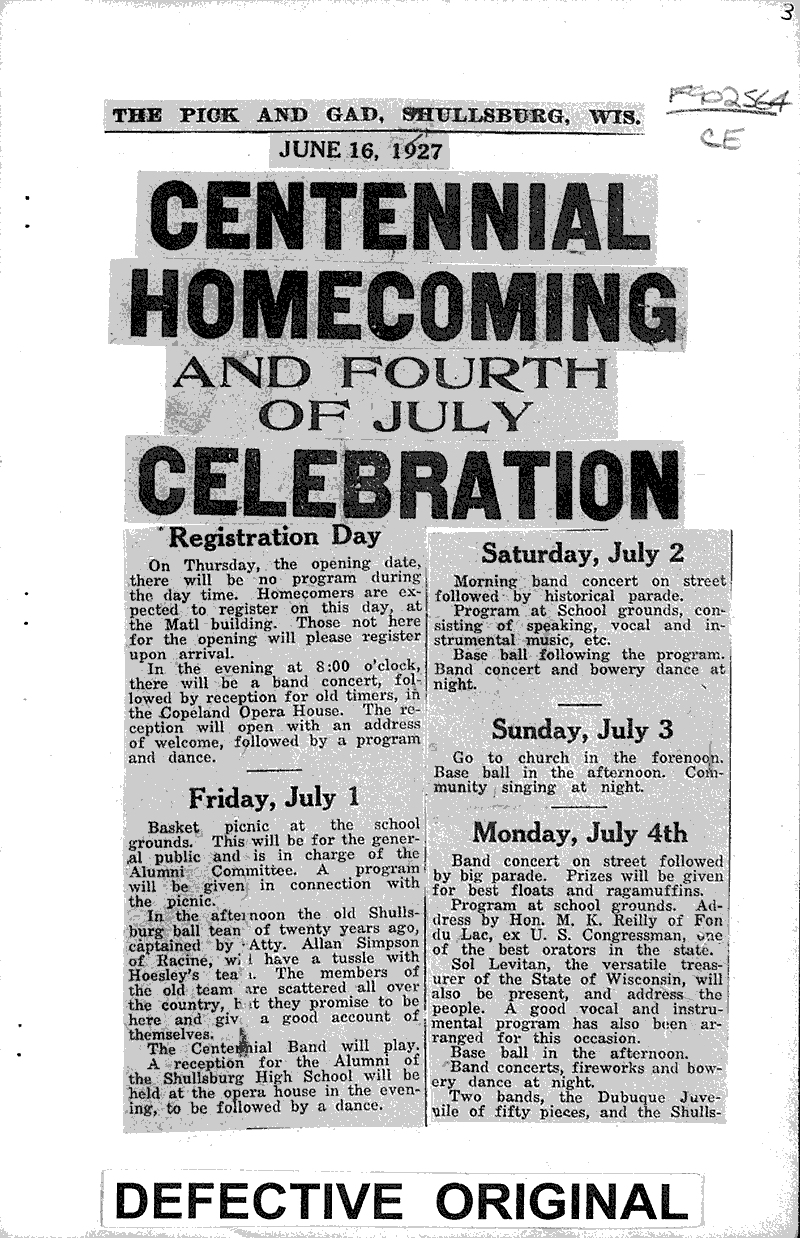  Source: Darlington Democrat Topics: Immigrants Date: 1927-05-19