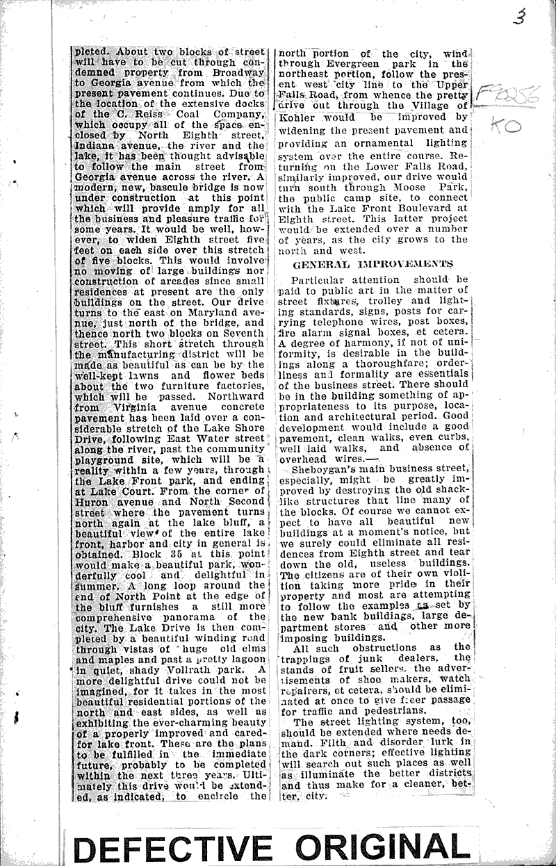  Source: Sheboygan Telegram Topics: Education Date: 1923-02-15