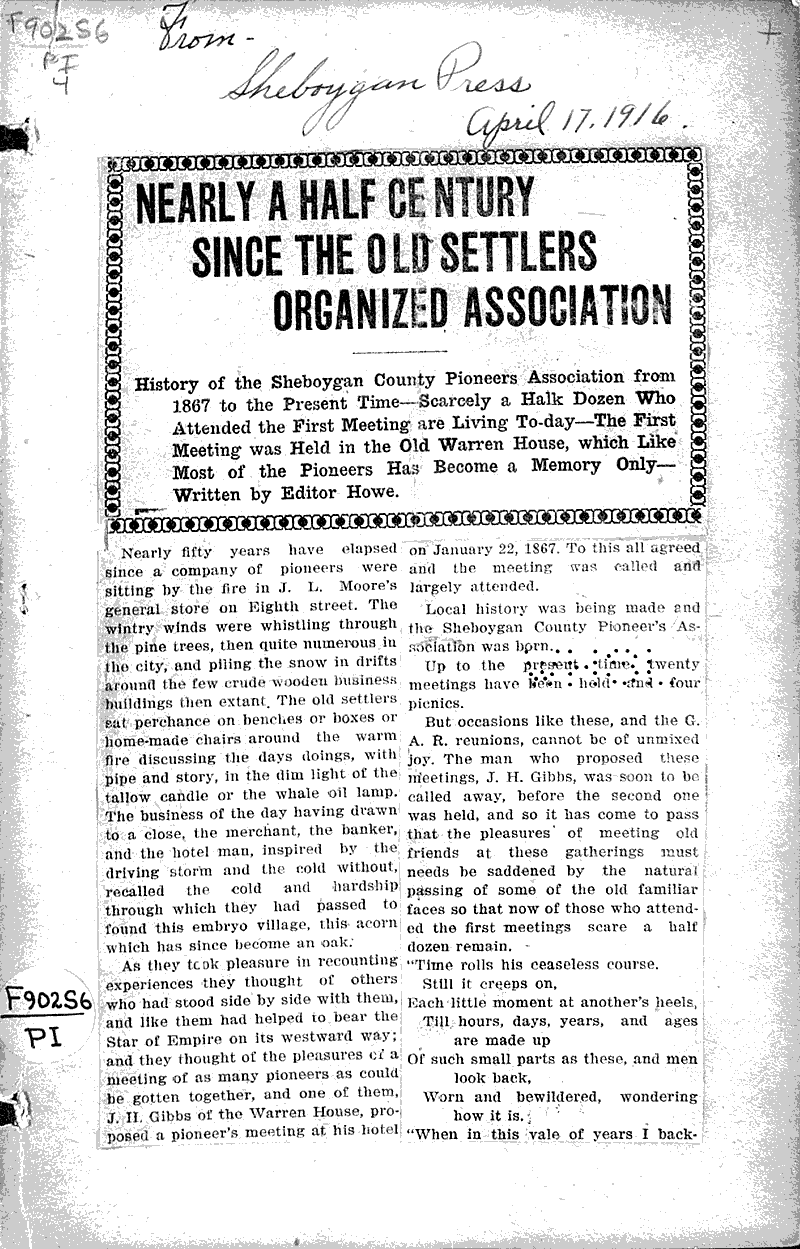  Source: Sheboygan Press Topics: Education Date: 1916-04-17