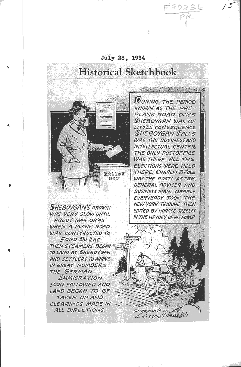  Source: Sheboygan Press Topics: Immigrants Date: 1934-04-28