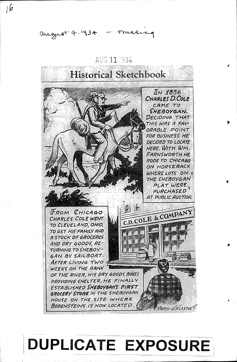  Source: Sheboygan Press Topics: Immigrants Date: 1934-04-28