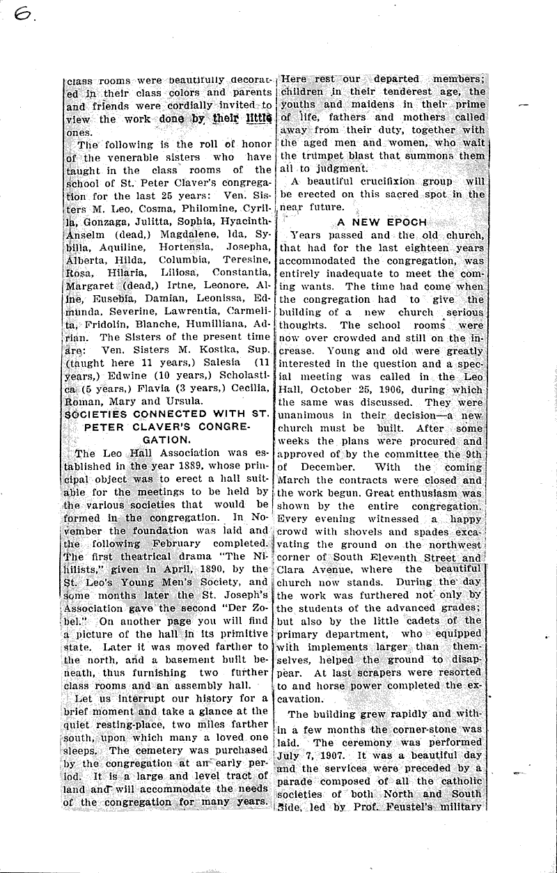  Source: Sheboygan Press Topics: Church History Date: 1913-10-11