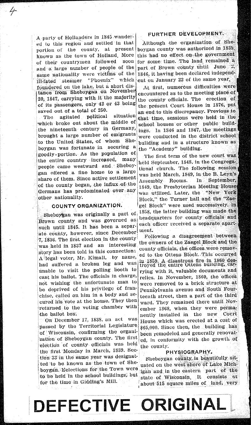  Source: Sheboygan Press Topics: Immigrants Date: 1916-04-17