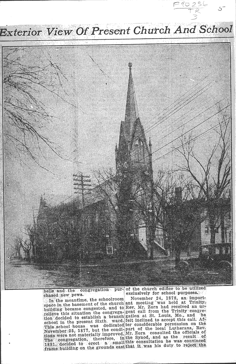  Source: Sheboygan Press Topics: Church History Date: 1928-05-26