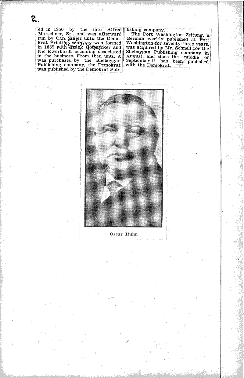 Sheboygan Publishing Co. is enjoying fiftieth anniversary of publication of "Zeitung" Source: Sheboygan Daily Press Topics: Immigrants Date: 1928-11-30
