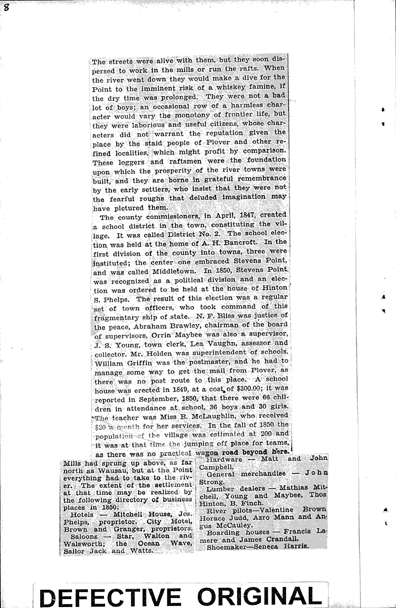  Source: Stevens Point Daily Journal Date: 1930-08-09