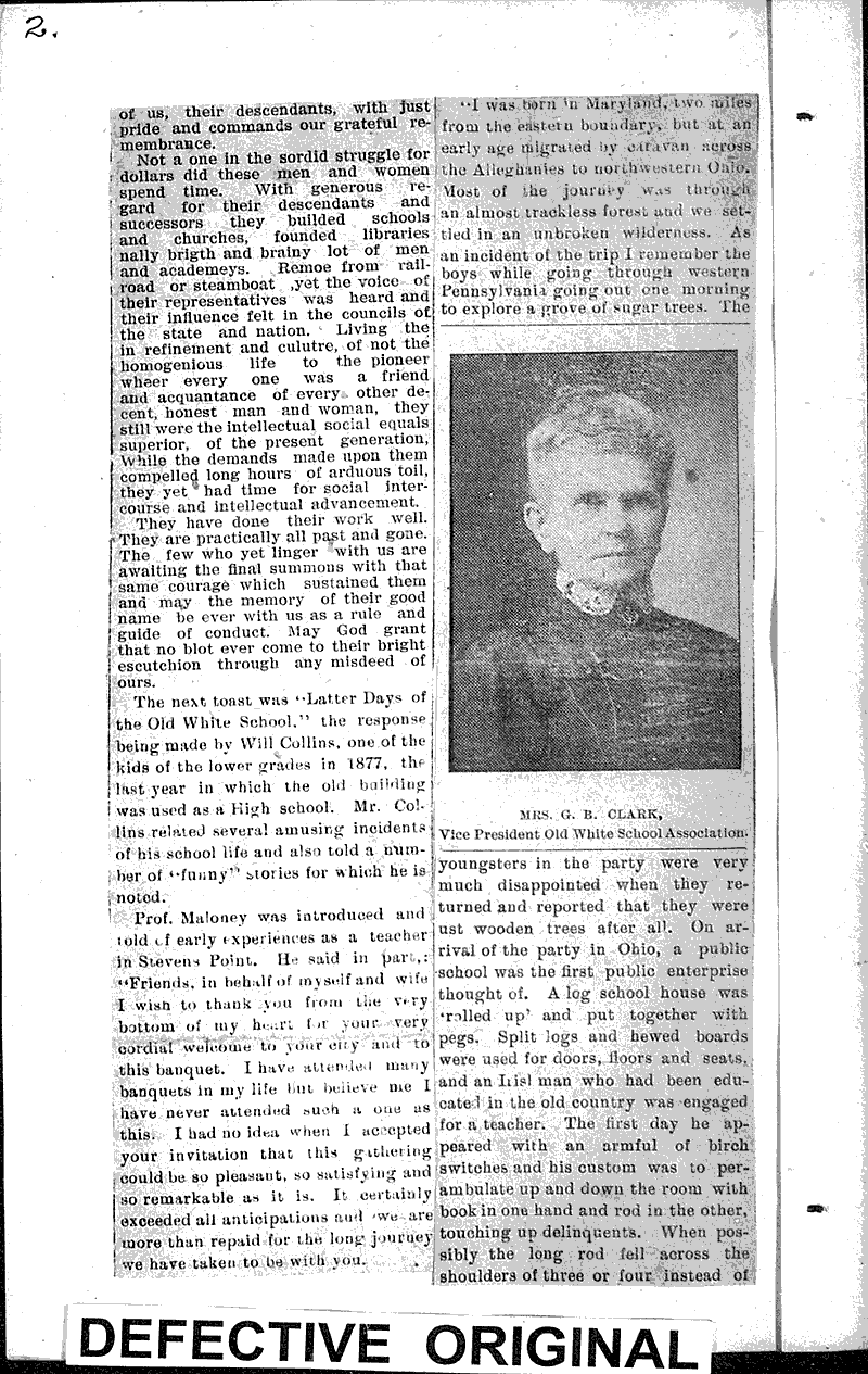 A gret day in Stevens Point Newspaper Article/Clipping Wisconsin