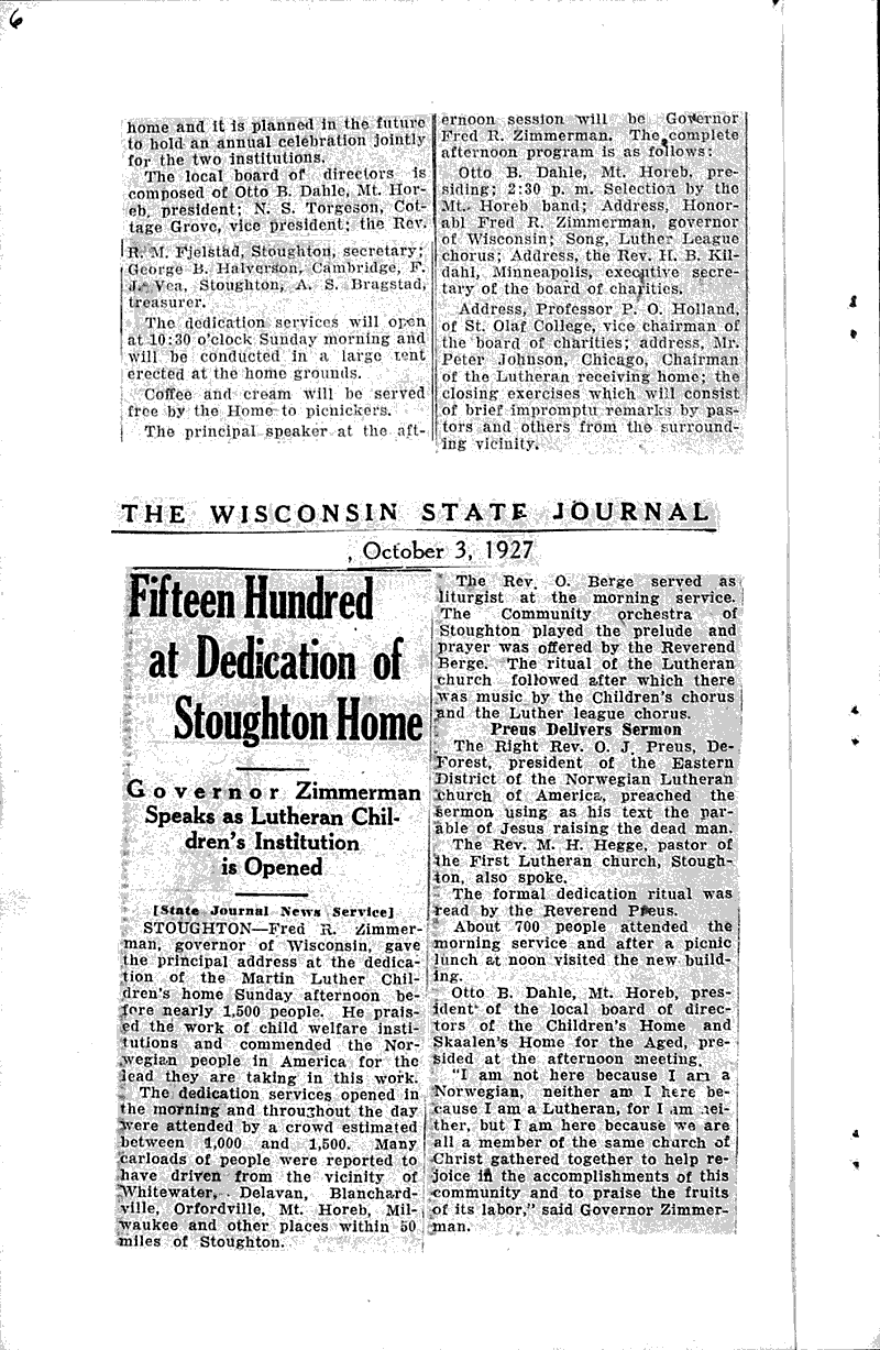  Source: Wisconsin State Journal Date: 1927-10-03