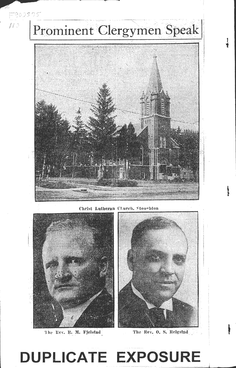  Source: Wisconsin State Journal Topics: Church History Date: 1924-08-24
