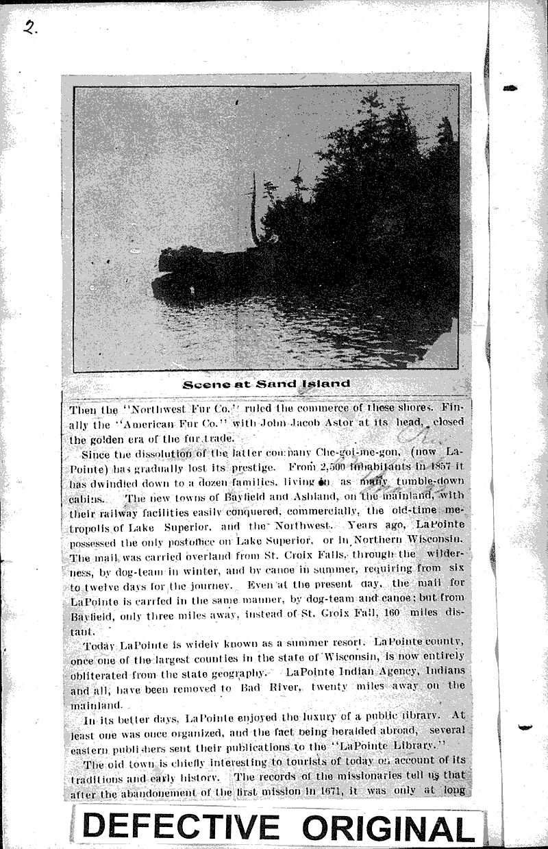  Source: Bayfield Press Date: 1907-03-22