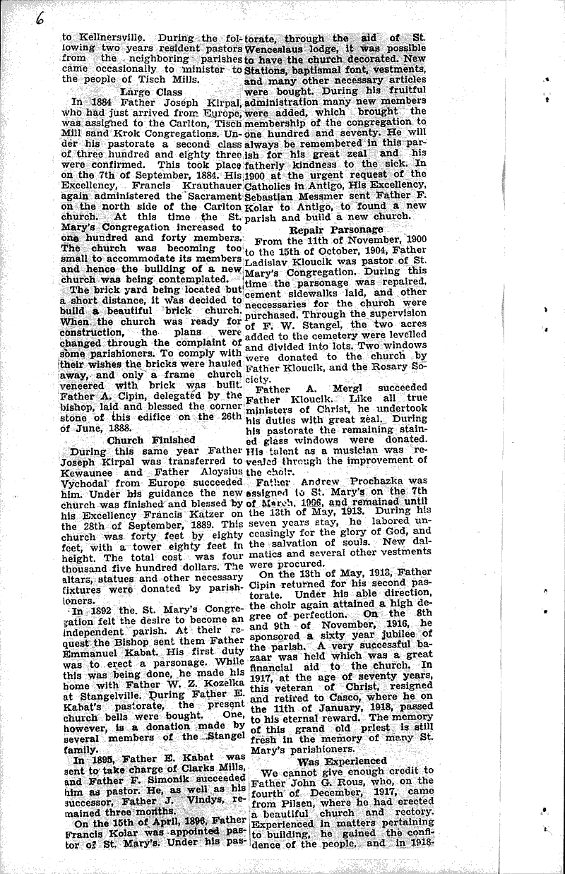  Source: Manitowoc Daily Times Topics: Church History Date: 1931-10-14