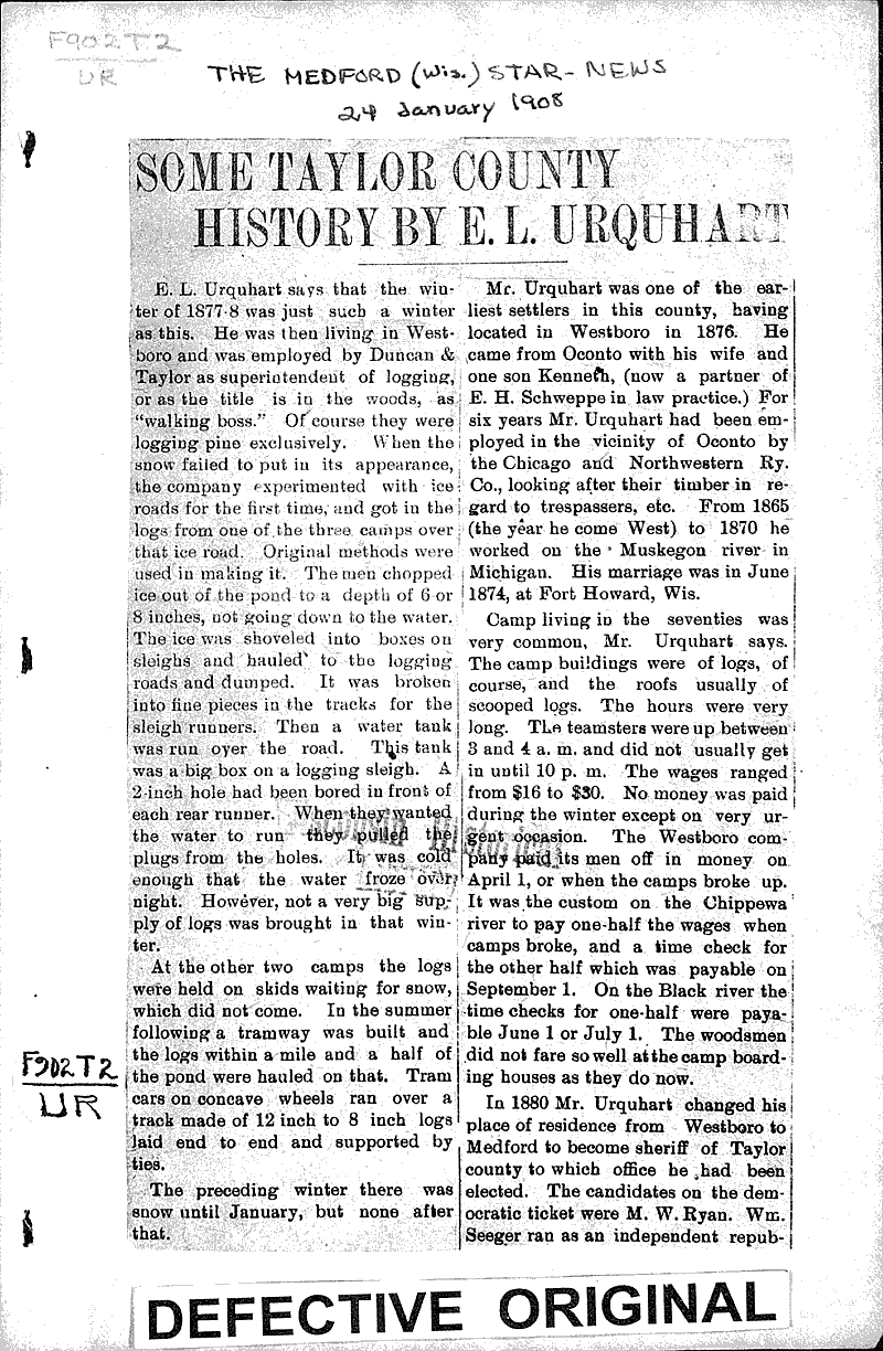  Source: Medford Star News Date: 1908-01-24