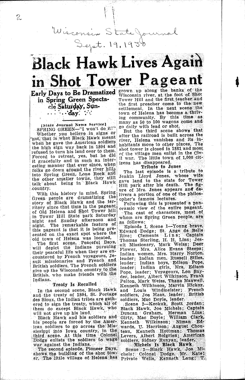  Source: Wisconsin State Journal Date: 1930-09-19