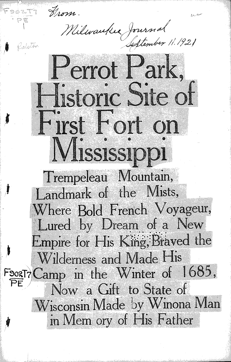  Source: Milwaukee Journal Date: 1921-09-11