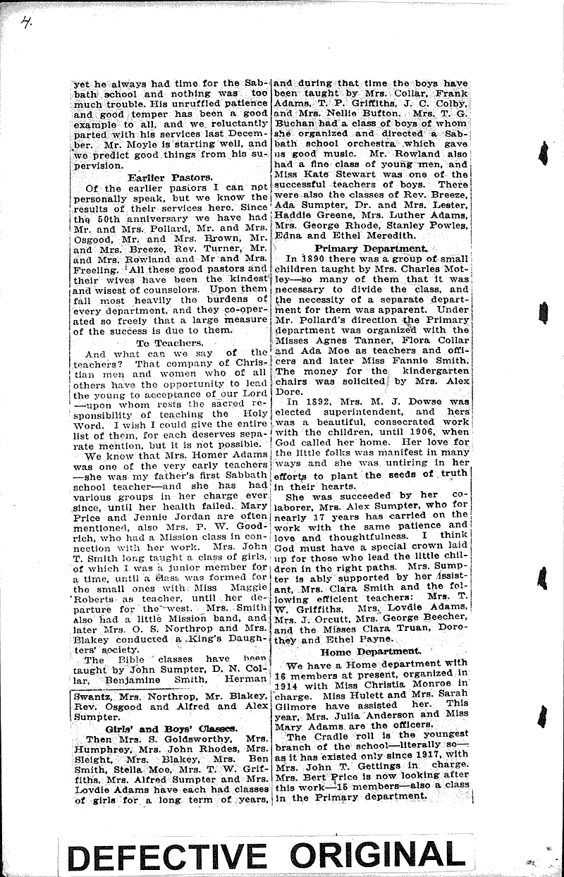  Source: Racine Journal Topics: Church History Date: 1923-06-12