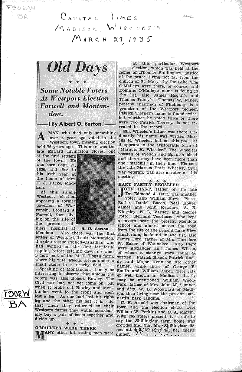  Source: Capital Times Topics: Government and Politics Date: 1935-03-29